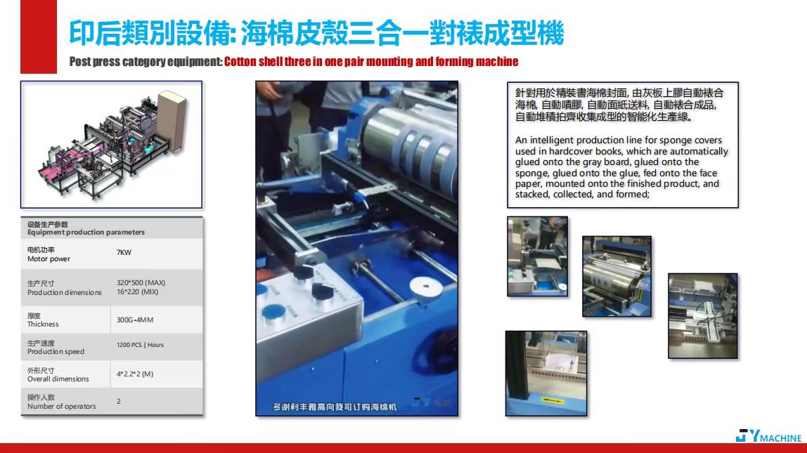 Cotton shell three in one pair mounting and forming machine